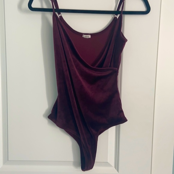 Suede bodysuit - Picture 1 of 2